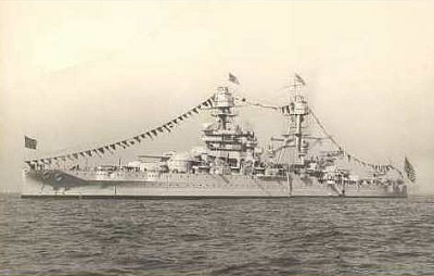 1934 Photo of Arizona in full dress